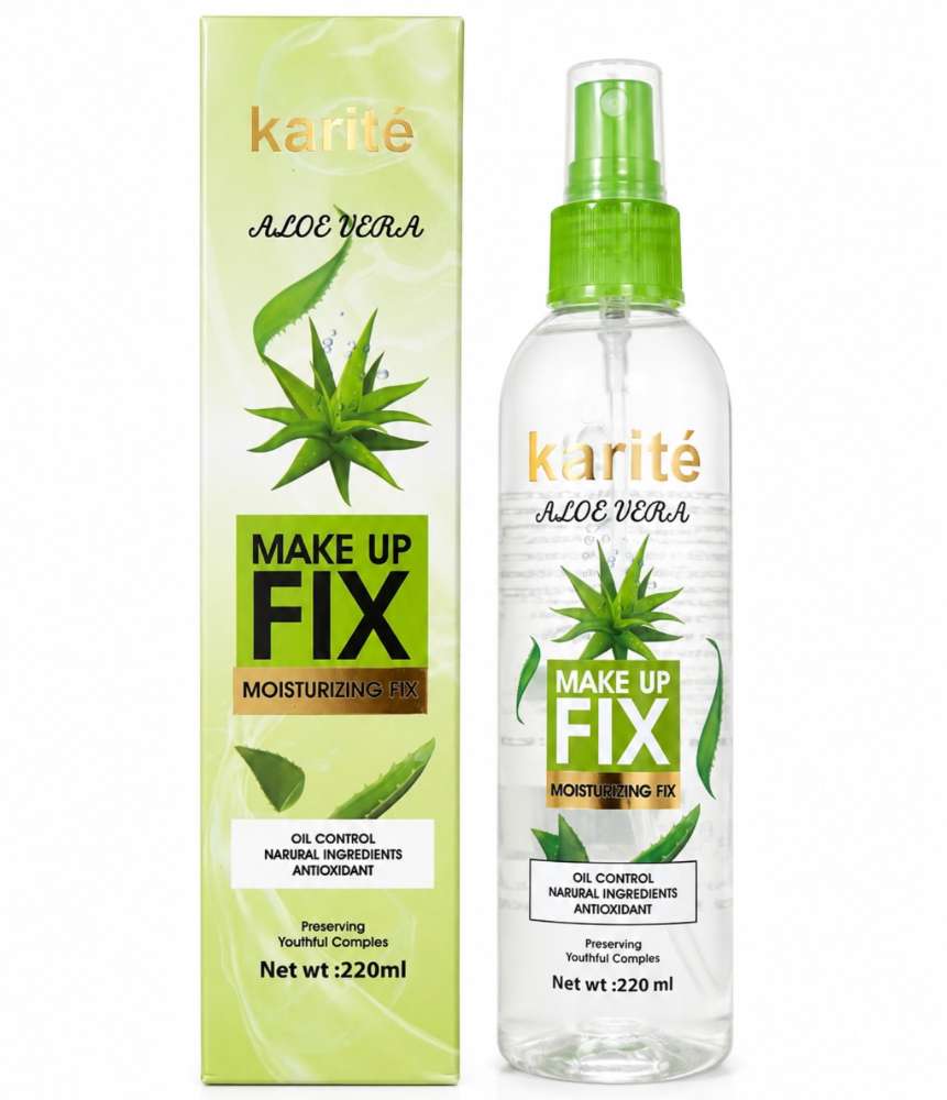 اسپری فیکس و تثبیت کننده آرایش کاریته Karite با رایحه آلوئه ورا